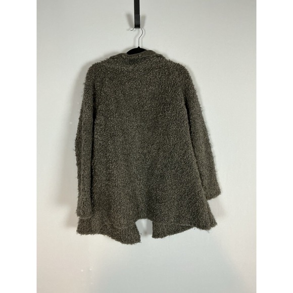 Italian Wool Mohair Cardigan Sweater Women M Brown Berretti Button Up Pockets - Picture 9 of 9